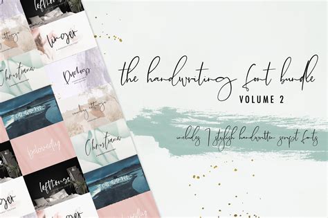 The Handwriting Font Bundle Vol. 2 - So Fontsy