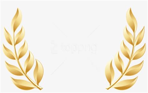 Free Png Download Golden Laurel Leaves Transparent - Gold Leaves Transparent Background - Free ...