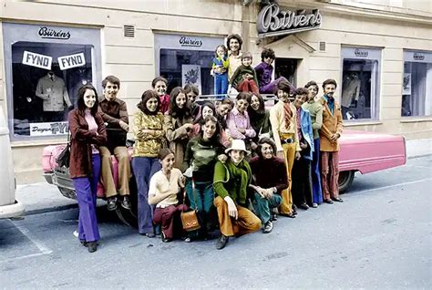 Young Osama bin Laden in Sweden, 1971 (second from left in brown shirt) : r/pics