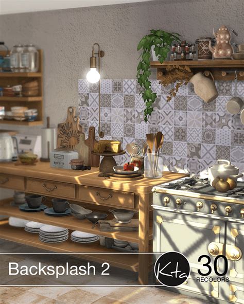 Download [kta] Backsplash 2 - The Sims 4 Mods - CurseForge