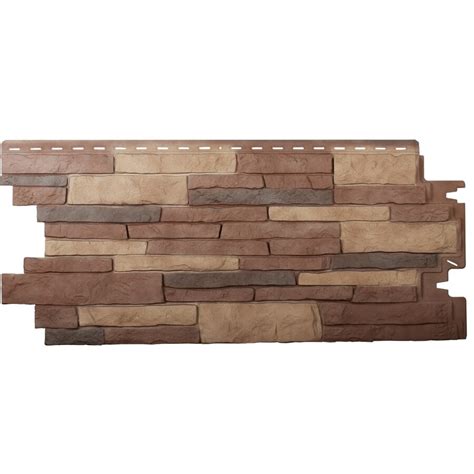 Exteria Building Products Stacked Stone Premium Santa Fe Faux Stone ...