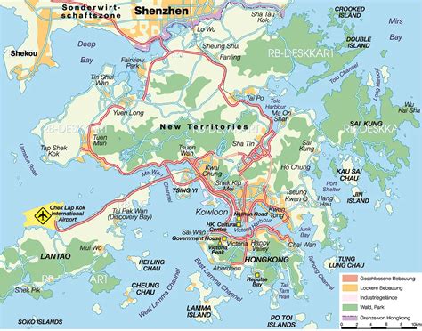 Map of Hong Kong - MapSof.net