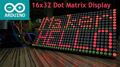 16x32 LED Matrix Display Module with Arduino - ICStation.com