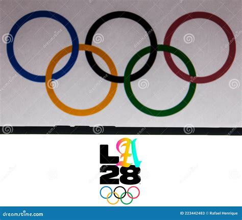 July 5, 2021, Brazil. in this Photo Illustration Los Angeles 2028 ...