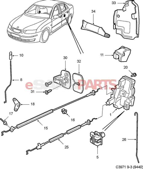 Car Door Latch Diagram