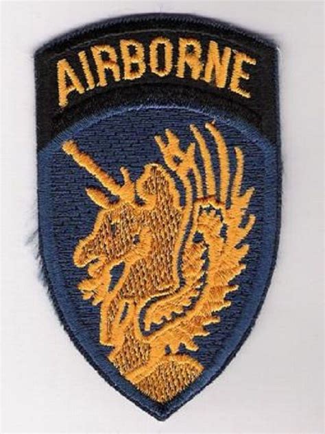 FANCY DRESS HALLOWEEN COSTUME PARTY PROP PATCH: US ARMY 13TH AIRBORNE PATCH | eBay