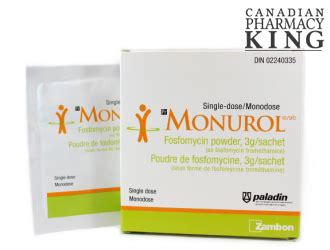 Buy Monurol (Fosfomycin Tromethamine) from Our Certified Canadian Pharmacy