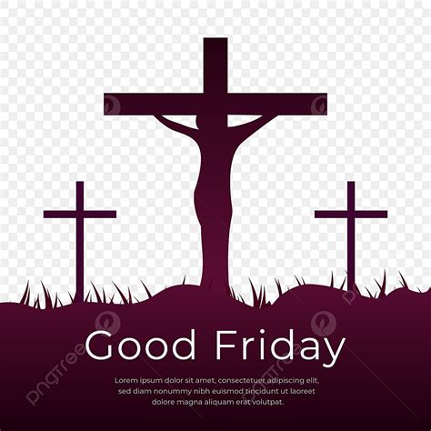 Good Friday Silhouette PNG Transparent, Good Friday Christian Religious ...