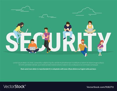 Security concept Royalty Free Vector Image - VectorStock