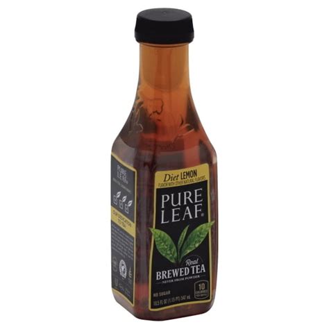 Lipton Pure Leaf Diet Lemon Tea, 18.5 Fl. Oz. - Walmart.com - Walmart.com