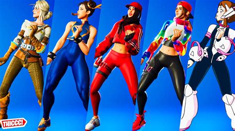 *New* Fortnite Pay It Off Emote Showcase With Top 250+ Girl Skins 🍑😍 ...