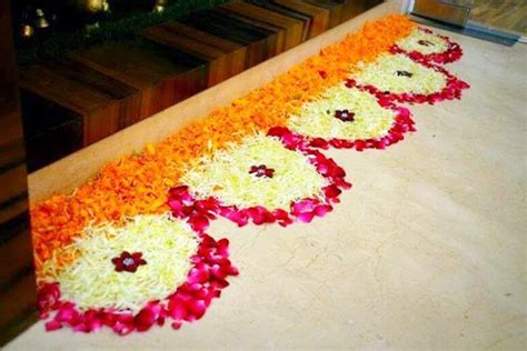 Flower rangoli designs to mesmerize you