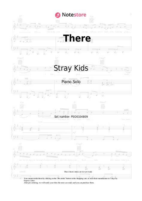 There piano sheet music Stray Kids in Note-Store.com | Piano.Solo SKU ...