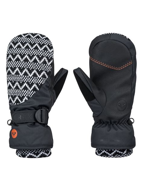 Jacquard Snowboard Mittens ERJHN03021 | Roxy