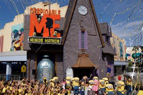 Grand opening held for Despicable Me Minion Mayhem at Universal Studios ...