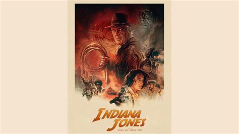 Indiana Jones and the Dial of Destiny poster is a…