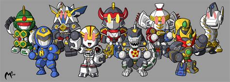 MMPR Zords by MattMoylan on DeviantArt