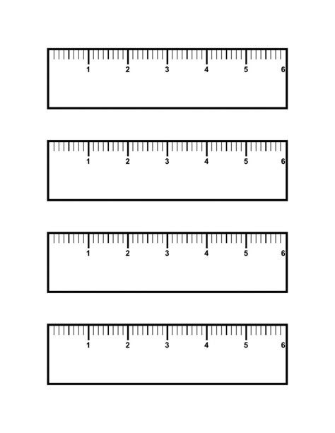 Inch Ruler Printable Actual Size - Printable World Holiday