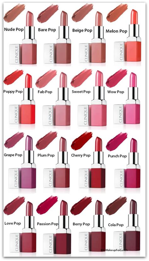 CLINIQUE Clinique Pop Lip Colour ( LOTS OF PHOTOS + CHART!!) | Beauty News Vol.18 | Clinique pop ...