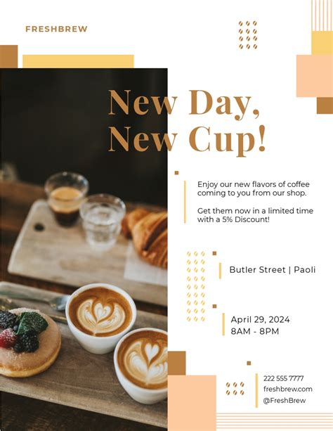 Cafe Flyer Templates in Microsoft Publisher | Template.net