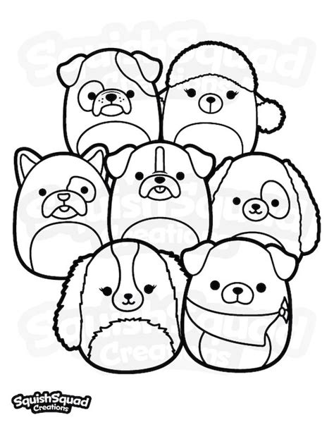 Squishmallow Coloring Page Printable Squishmallow Coloring Cute ...