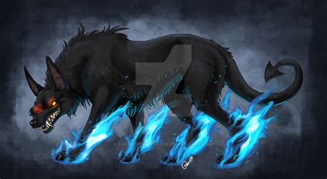 Hellhound by fuzzypinkmonster.deviantart.com on @DeviantArt Percy ...