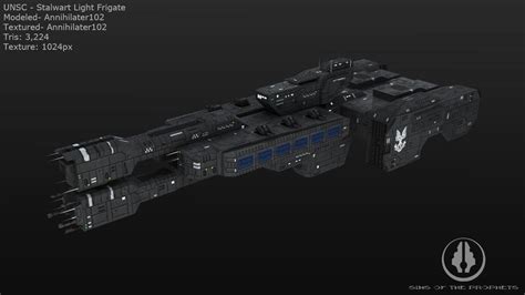 Halo-UNSC Stalwart-class light frigate (SotP) by Malcontent1692 on DeviantArt