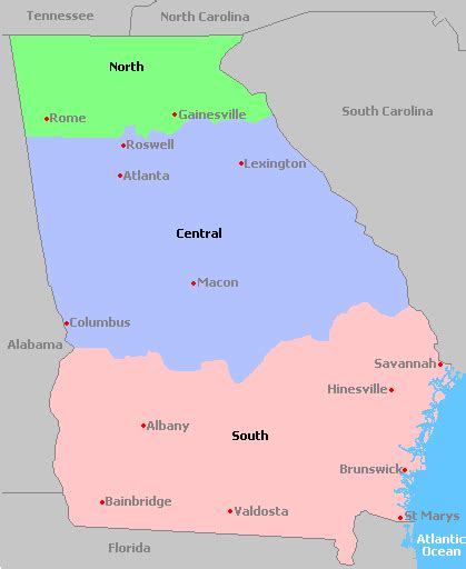 Map of Georgia