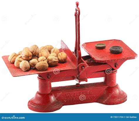 Iron Antique Kitchen Balancing Scales Editorial Stock Image - Image of balancing, walnuts: 73511724