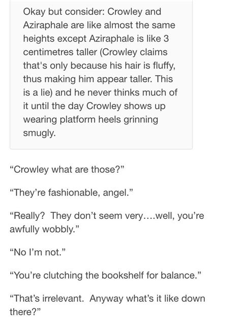 This is why we hate him. -Hastur| Good Omens Crowley | Good omens book ...