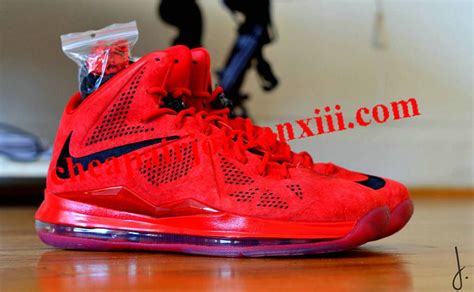 Nike LeBron X EXT Red Suede | Red suede, Lebron james shoes, Nike lebron