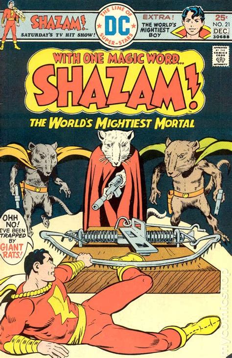 Shazam Comic Book Covers