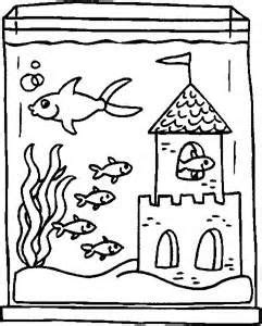 Aquarium Coloring Sheets Printable Coloring Pages | Fish tank drawing ...