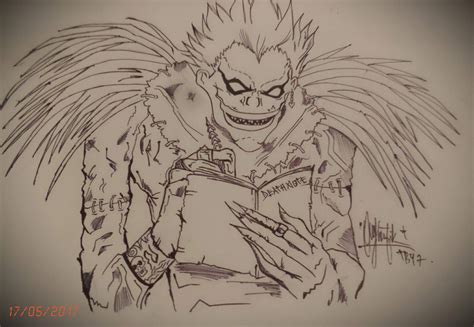 ryuk fanart by me 🍎 : r/AnimeART