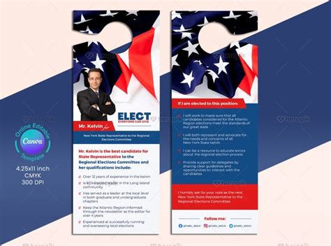 Political Door Hanger Design Template - Heropik - Medium