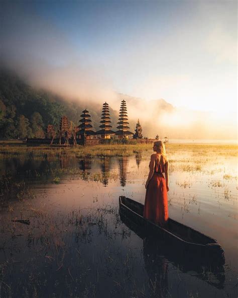 Sunrise at Lake Tamblingan | Bali travel photography, Bali, Bali travel