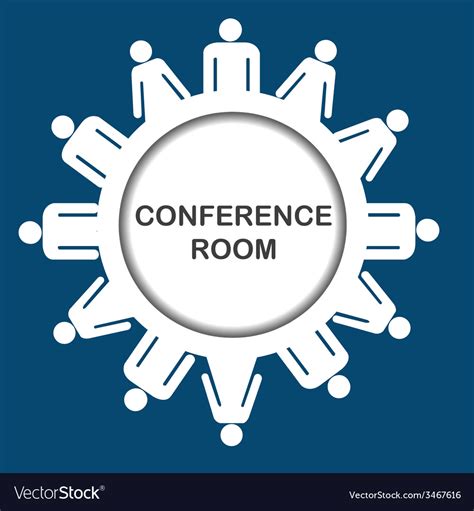 Conference room icon Royalty Free Vector Image