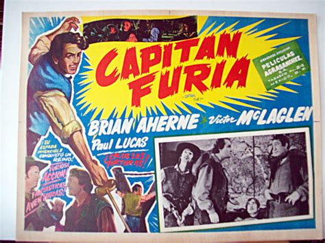 "CAPITAN FURIA" MOVIE POSTER - "CAPTAIN FURY" MOVIE POSTER