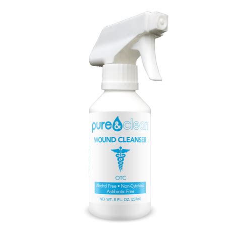 HOCI Wound Cleanser (8oz) - 100 ppm HOCl - pure&clean™ - HOCl Products