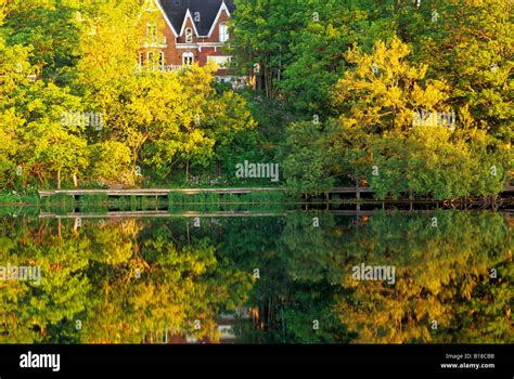 Picton, Ontario, Canada, marina, reflection Stock Photo - Alamy