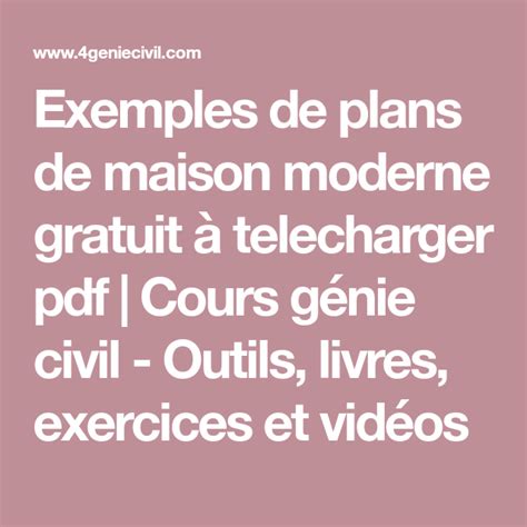 the words exemples de plans de maison moderne gratu a telecar