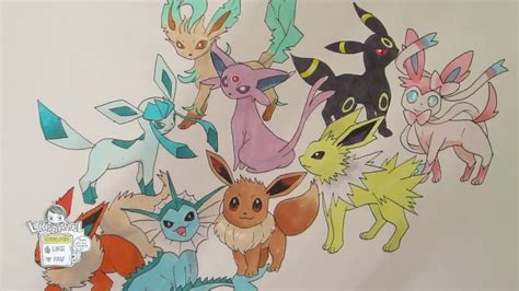 Pokemon Tekenen Eevee Evolution