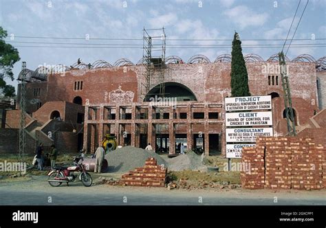 A general view of Gaddafi Stadium in Lahore, Pakistan, during it's ...