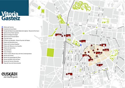 Tourist map of Vitoria-Gasteiz - Full size | Gifex