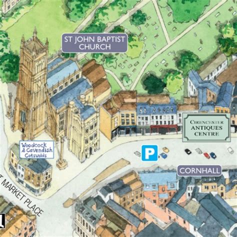 Cirencester Map