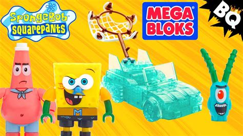 Spongebob Squarepants Invisible Boatmobile Rescue Mega Bloks 94620 Review - BrickQueen - YouTube