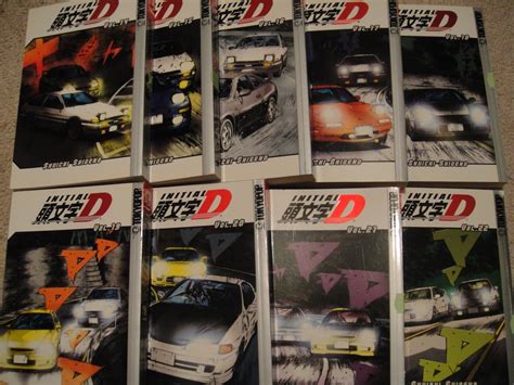 Initial D Manga Complete Set - Manga