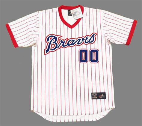 ATLANTA BRAVES 1970's Majestic Cooperstown Home Jersey Customized "Any ...