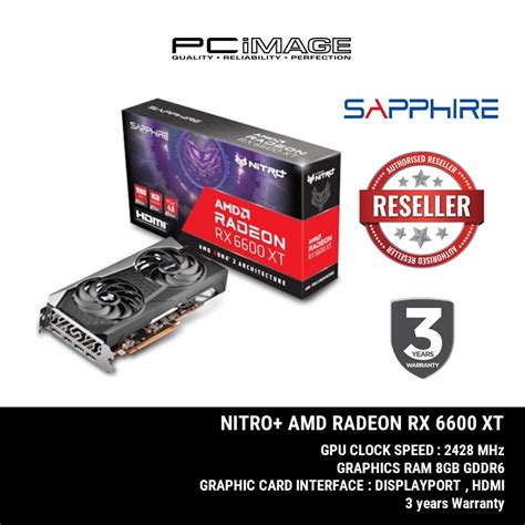 SAPPHIRE NITRO+ AMD RADEON RX 6600 XT GAMING OC 8GB DDR6 | Shopee Malaysia