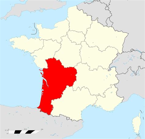 Carte de la Nouvelle-Aquitaine - Nouvelle-Aquitaine cartes des villes, départements...